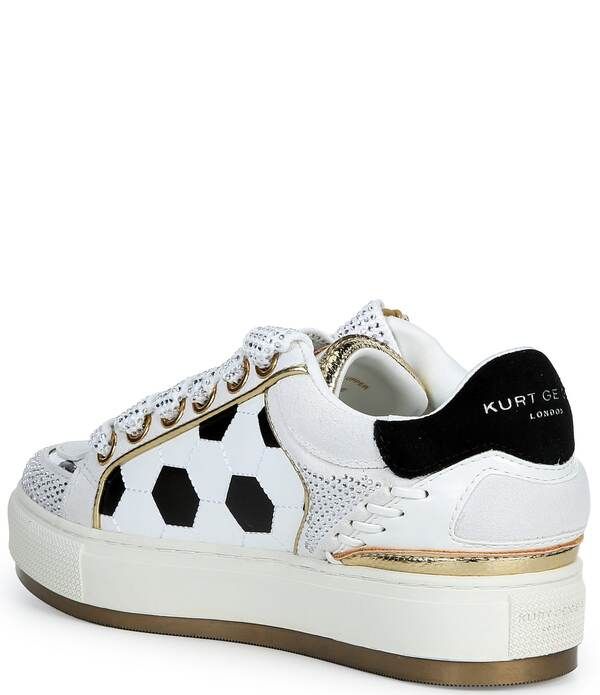 カートジェイガーロンドン レディース ボトムス カジュアルパンツ スニーカー ロゴ Kurt Geiger London Southbank Footy Logo Crystal Embellishe