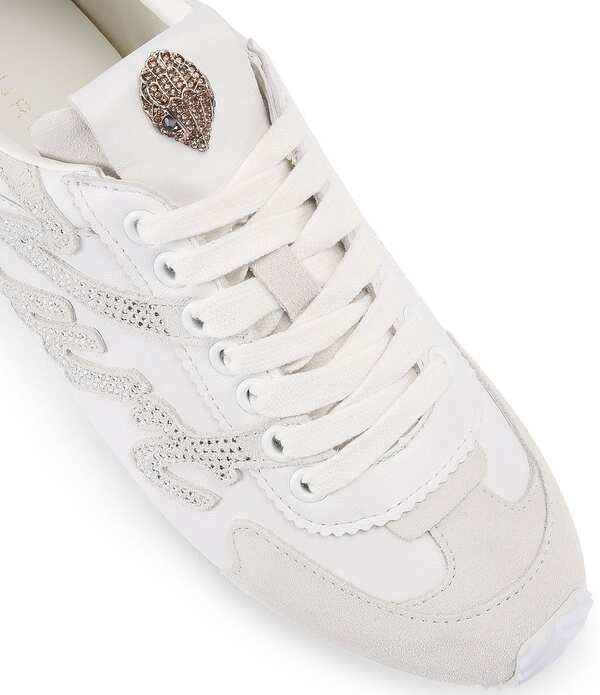 カートジェイガーロンドン レディース ボトムス カジュアルパンツ スニーカー レザー ロゴ Kurt Geiger London Kurt Islington Embellished Logo Lea カートジェイガーロンドン レディース ボトムス カジュアルパンツ スニーカー レザー ロゴ Kurt Geiger London Kurt Islington Embellished Logo Lea