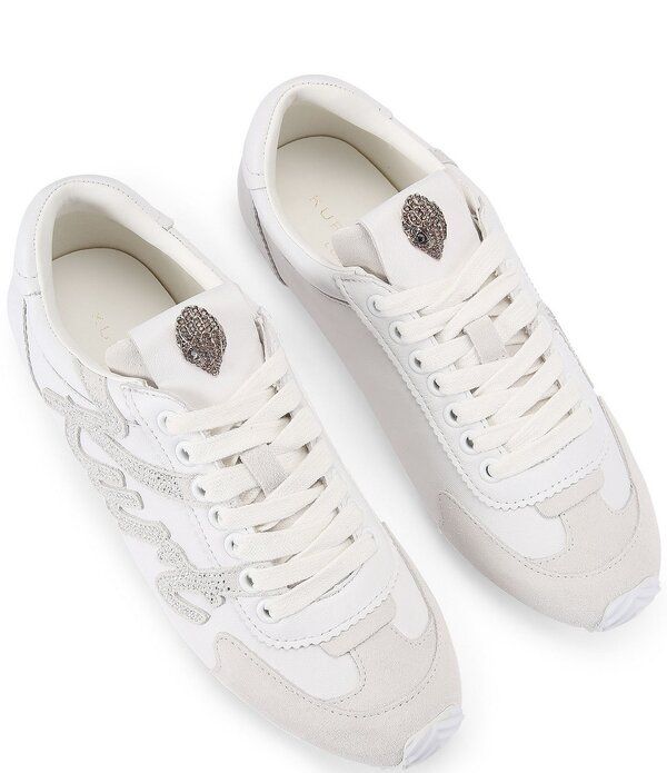 カートジェイガーロンドン レディース ボトムス カジュアルパンツ スニーカー レザー ロゴ Kurt Geiger London Kurt Islington Embellished Logo Lea カートジェイガーロンドン レディース ボトムス カジュアルパンツ スニーカー レザー ロゴ Kurt Geiger London Kurt Islington Embellished Logo Lea