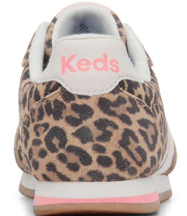 ケッズ レディース ボトムス カジュアルパンツ プリント スニーカー スエード レース Keds Womens Revivaleopard Print Suede Lace Up Sneakers T