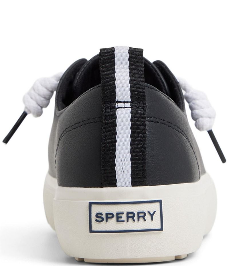 スペリー レディース ボトムス カジュアルパンツ プラットフォーム スニーカー レザー Sperry Cove LTT Leather Platform Sneakers Black ブラック