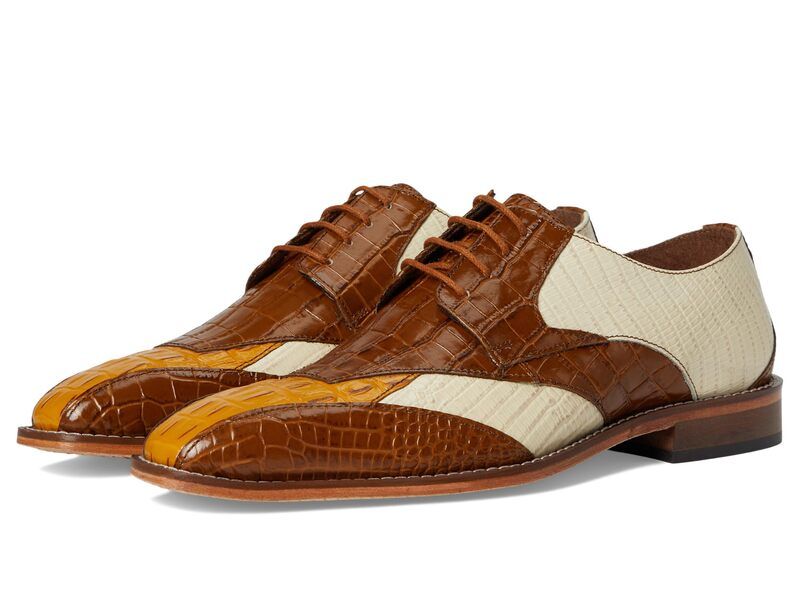 ステイシーアダムス メンズ シューズ オックスフォード レース Stacy Adams Tristano Bike Toe LaceUp Tan Multi タン