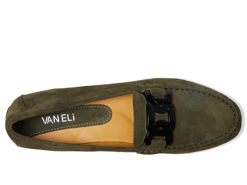 ベネリ レディース シューズ スリッポン・ローファー Vaneli Aiker Khaki Suede カーキ