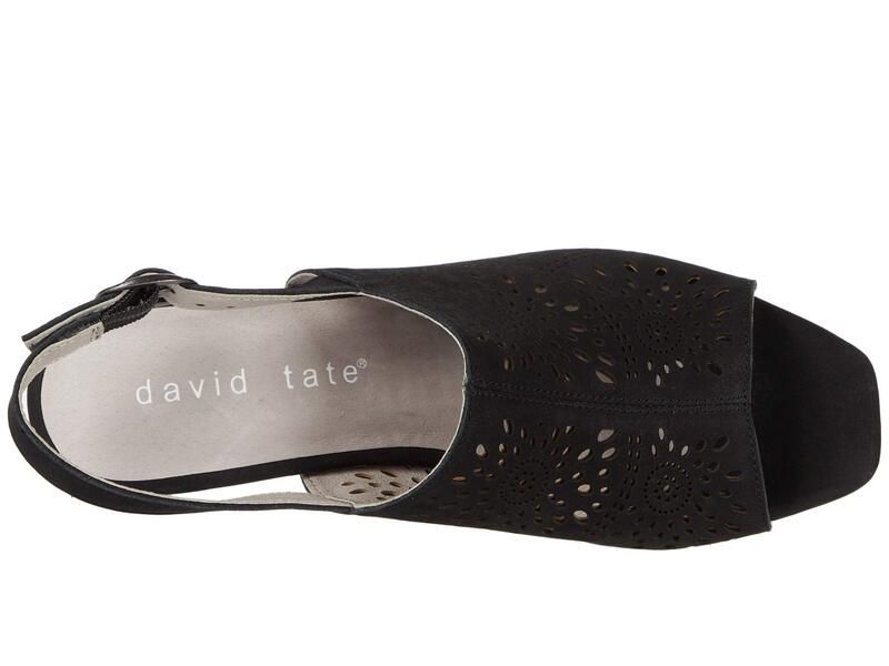 ダイビッドテイト レディース シューズ ヒール David Tate Smashing Black Nubuck ブラック