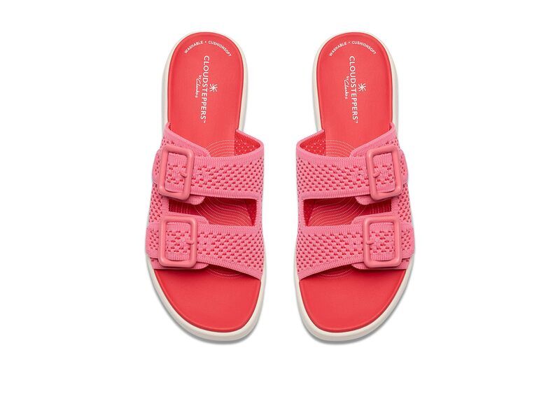 クラークス レディース シューズ ヒール Clarks Drift Faye Pink Textile ピンク クラークス レディース シューズ ヒール Clarks Drift Faye Pink Textile ピンク