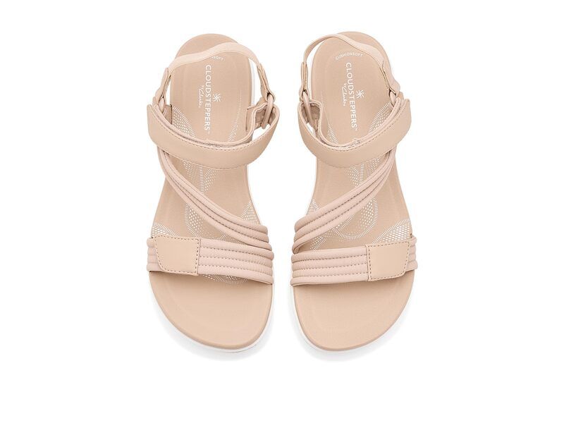 クラークス レディース シューズ サンダル Clarks Breezerae Sun Sand Textile サンド