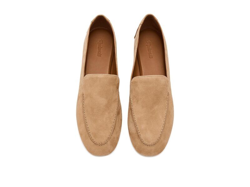 メイドウェル レディース シューズ スリッポン・ローファー スエード Madewell The Dolli Glove Loafer in Suede Walnut Shell