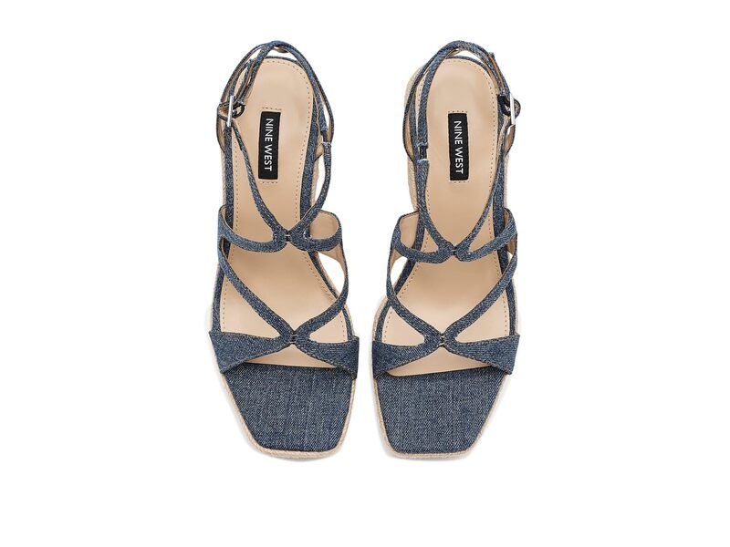 ナインウェスト レディース シューズ ヒール Nine West Adriane Blue Denim デニム ナインウェスト レディース シューズ ヒール Nine West Adriane Blue Denim デニム