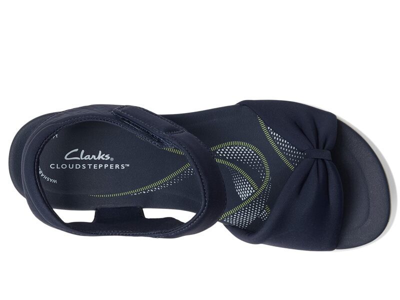 クラークス レディース シューズ サンダル Clarks Breeze Rae Sara Navy Textile ネイビー クラークス レディース シューズ サンダル Clarks Breeze Rae Sara Navy Textile ネイビー