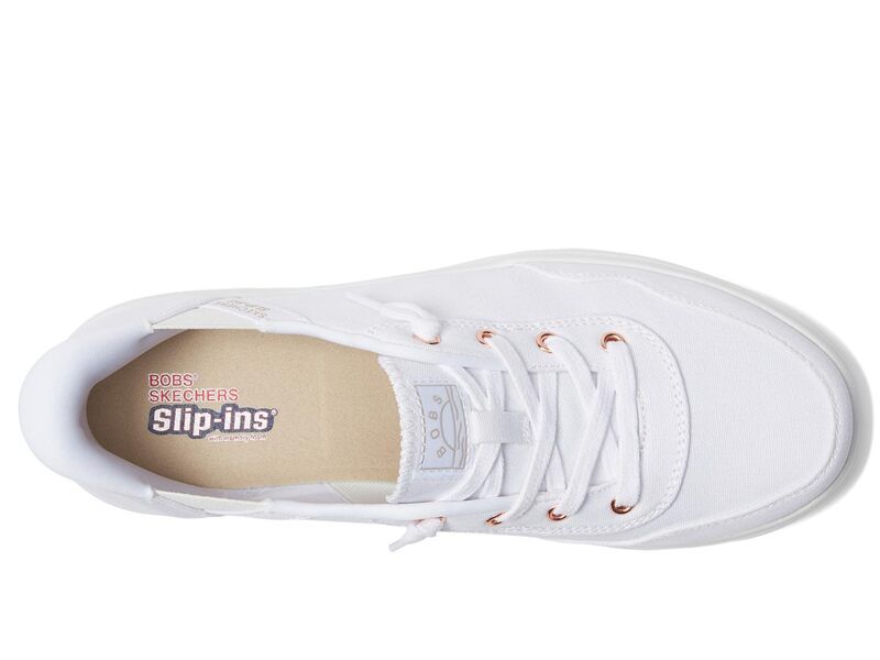スケッチャーズ レディース シューズ スニーカー BOBS from SKECHERS Bobskipper Keep It Sweet Hands Free SlipIns White ホワイト