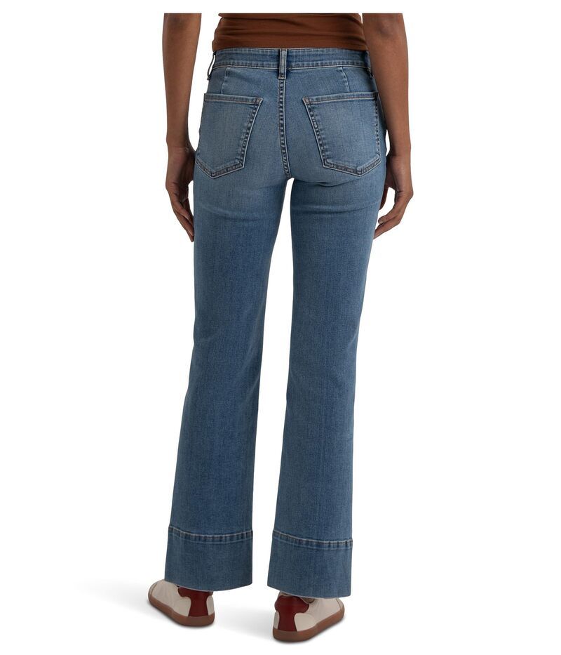 カットフロムザクロス レディース ボトムス カジュアルパンツ KUT from the Kloth Kelsey MidRise Kick Flare with Wide Hem Contract