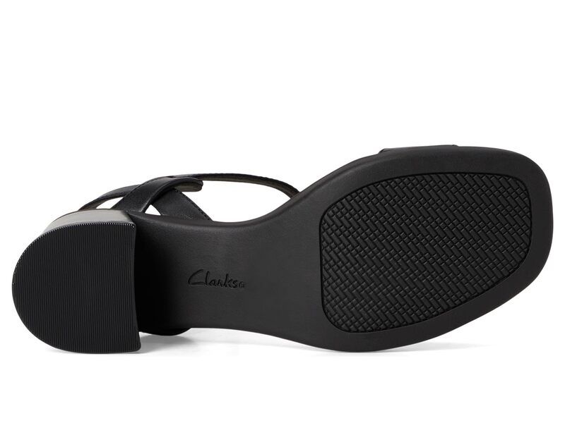 クラークス レディース シューズ ヒール Clarks Jaylan Ray Black Leather ブラック クラークス レディース シューズ ヒール Clarks Jaylan Ray Black Leather ブラック