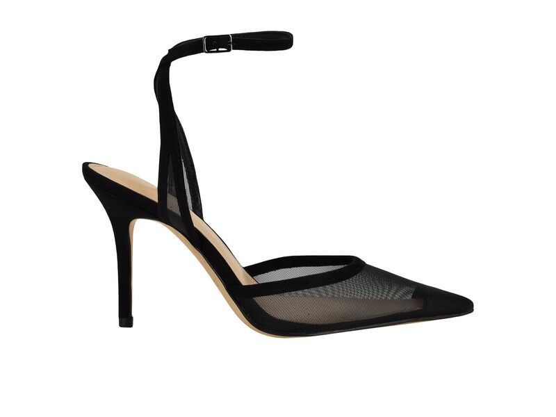 カルバンクライン レディース シューズ ヒール Calvin Klein Ozala Black Mesh ブラック