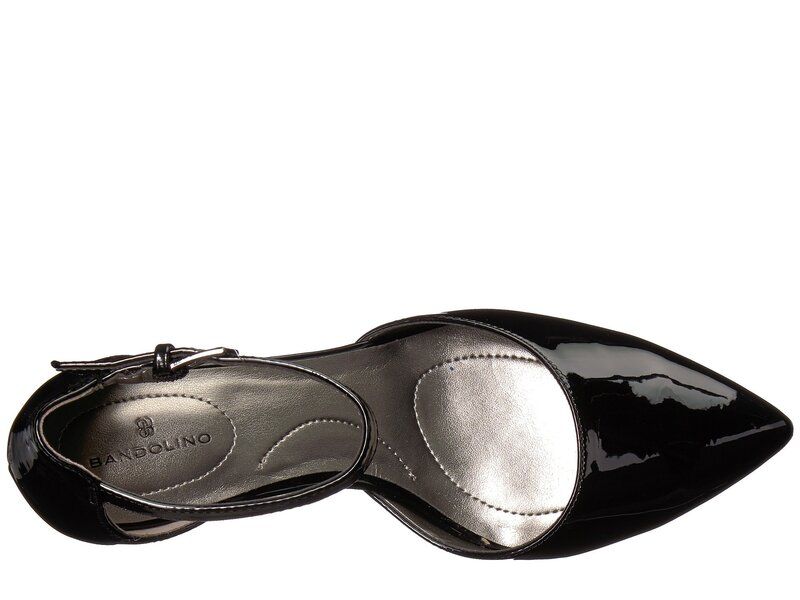 バンドリーノ レディース シューズ ヒール Bandolino Ginata Black Sleek Patent PU ブラック