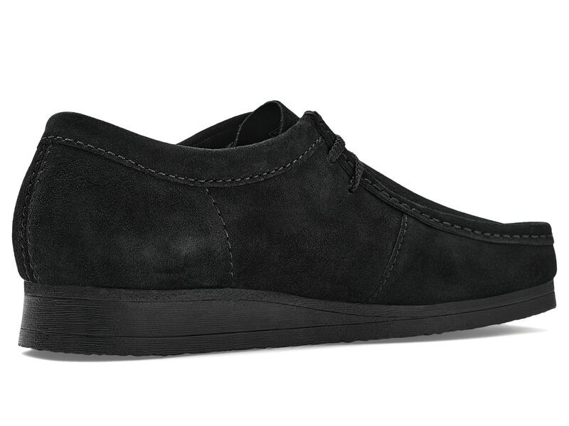 クラークス メンズ シューズ ブーツ・レインブーツ Clarks Wallaston Low Black Suede ブラック