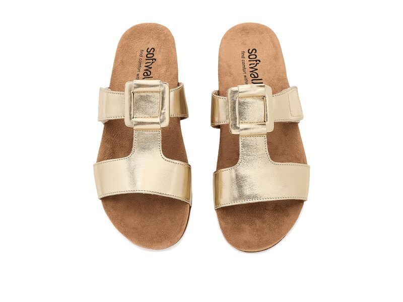 ソフトウォーク レディース シューズ サンダル Softwalk Bexley Champagne シャンパン