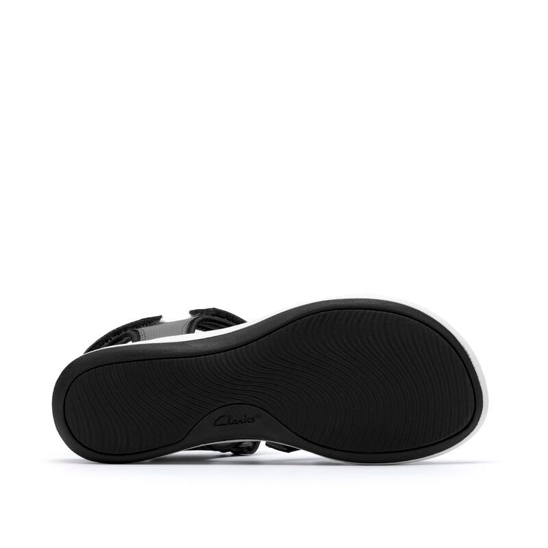クラークス レディース シューズ サンダル Clarks Mira Shore Black Synthetic ブラック