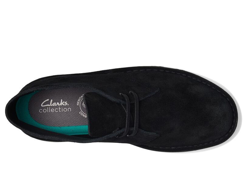 クラークス メンズ シューズ ブーツ・レインブーツ Clarkshepton Black Suede ブラック