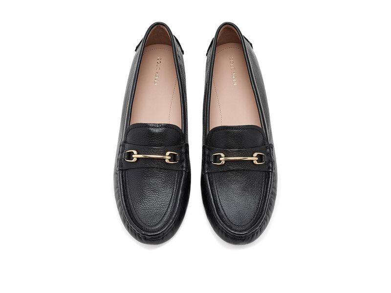コールハーン レディース シューズ スリッポン・ローファー Cole Haan Emeryn Horsebit Driving Loafers Black Leather ブラック