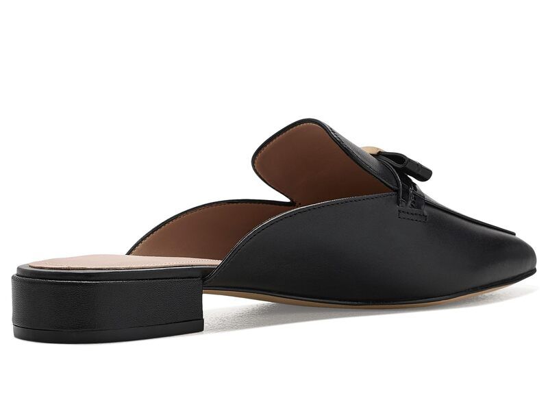 コールハーン レディース シューズ スリッポン・ローファー Cole Haan Pasha Bow Mule Black Leather ブラック