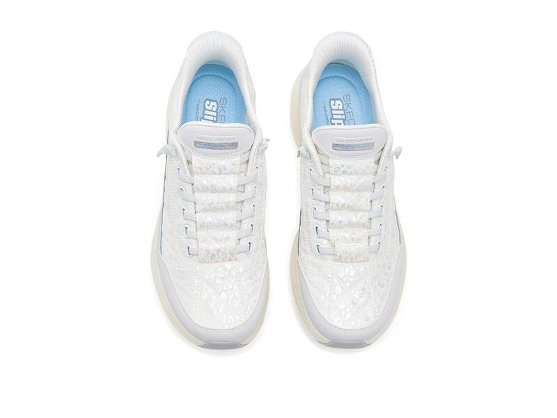 スケッチャーズ レディース シューズ スニーカー SKECHERS Contour Foam Cozy Fit Radiant Glowhite Multi ホワイト