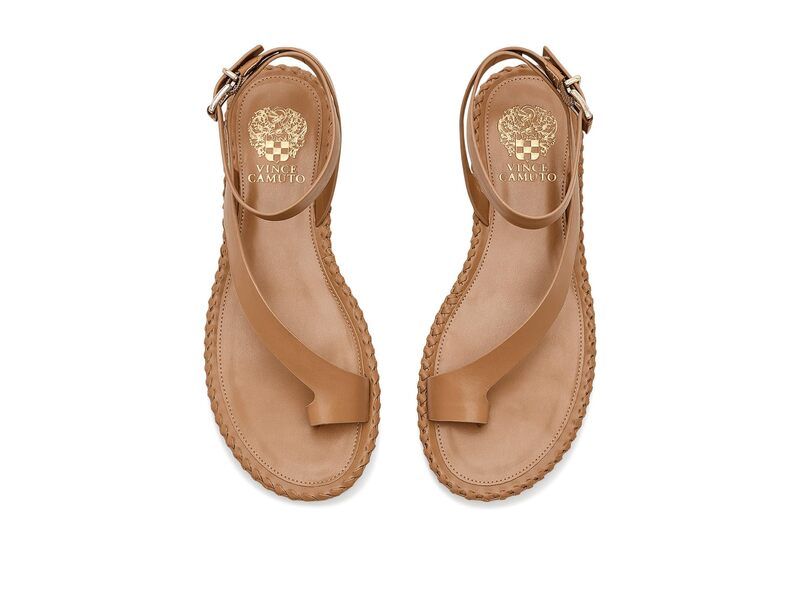 ヴィンスカムート レディース シューズ サンダル アンクル Vince Camuto Libahs Ankle Strap Toe Loop Flat Sandals Cortado