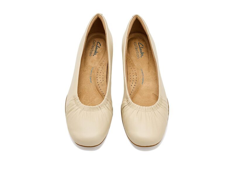 クラークス レディース シューズ サンダル Clarks Jazmynn Lo Cream Leather クリーム