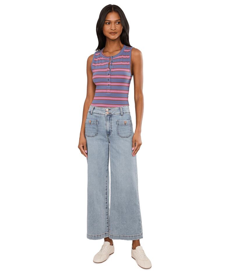 カットフロムザクロス レディース ボトムス デニムパンツ ワイドレッグ Kut From The Kloth Meg HighRise Patch Pockets Wide Leg Brilliant カットフロムザクロス レディース ボトムス デニムパンツ ワイドレッグ Kut From The Kloth Meg HighRise Patch Pockets Wide Leg Brilliant