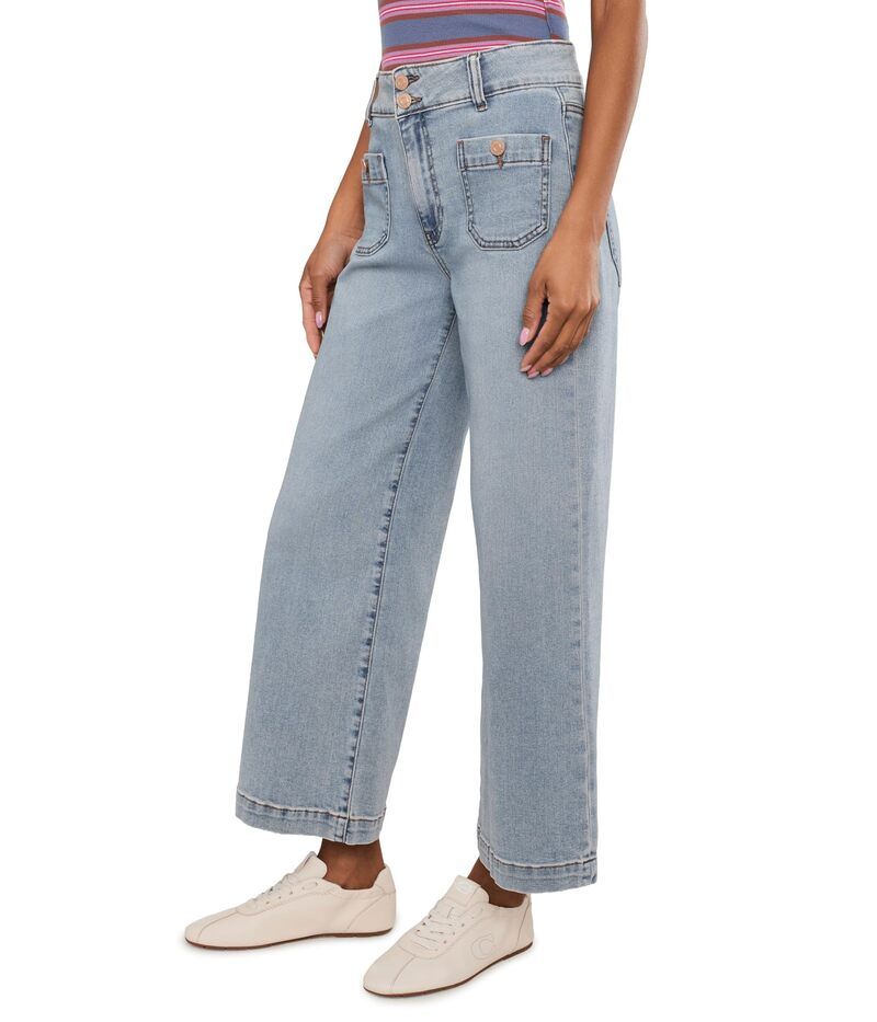 カットフロムザクロス レディース ボトムス デニムパンツ ワイドレッグ Kut From The Kloth Meg HighRise Patch Pockets Wide Leg Brilliant カットフロムザクロス レディース ボトムス デニムパンツ ワイドレッグ Kut From The Kloth Meg HighRise Patch Pockets Wide Leg Brilliant
