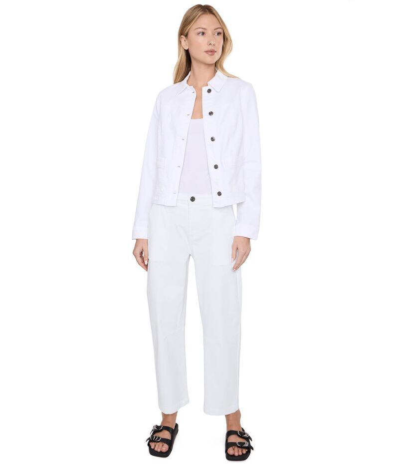 カットフロムザクロス レディース ボトムス デニムパンツ ワイドレッグ Kut From The Kloth Ashton Wide Leg Barrel in Optic White ホワイト