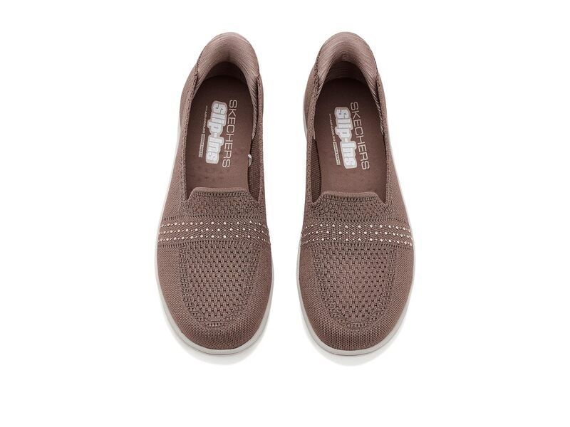 スケッチャーズ レディース シューズ スリッポン・ローファー キャップ Skechers Hands Free SlipIn OnTheGo Flex Radiant Captivate Brown