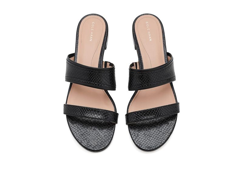コールハーン レディース シューズ ヒール サンダル Cole Haan Fionna Wave Double Band Slide Sandals Black Glossy Sn ブラック コールハーン レディース シューズ ヒール サンダル Cole Haan Fionna Wave Double Band Slide Sandals Black Glossy Sn ブラック