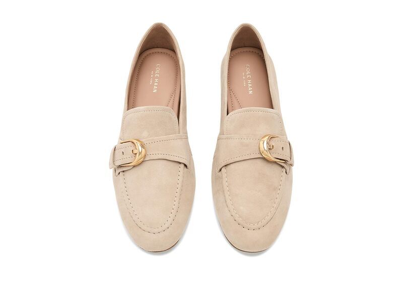 コールハーン レディース シューズ スリッポン・ローファー Cole Haan Grand Ambition Alette Buckle Loafers Light Sesame Su