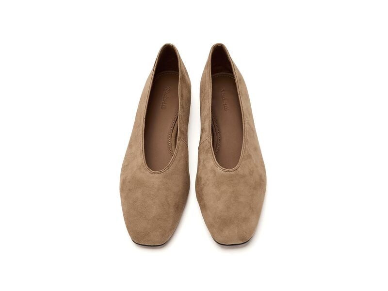 メイドウェル レディース シューズ サンダル スエード Madewell The Mylie Ballet Flat in Suede Tawny Khaki カーキ メイドウェル レディース シューズ サンダル スエード Madewell The Mylie Ballet Flat in Suede Tawny Khaki カーキ