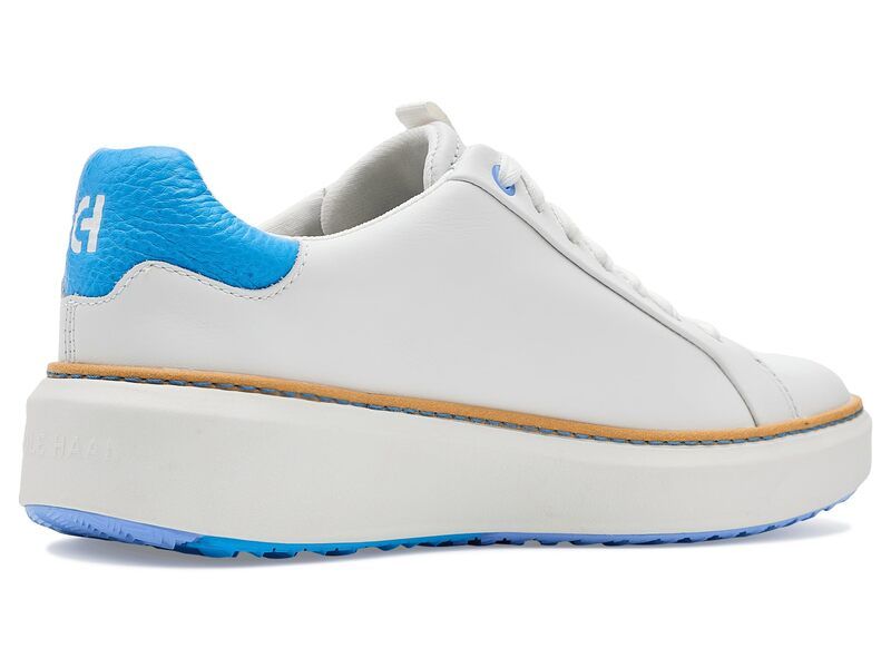 コールハーン レディース シューズ スニーカー Cole Haan GrandPro TopSpin Golf WhiteAzure BlueWhite Waterproof ホワイト
