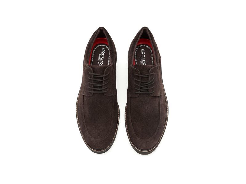 ロックポート メンズ シューズ オックスフォード Rockport Macnab Dark Brown ブラウン