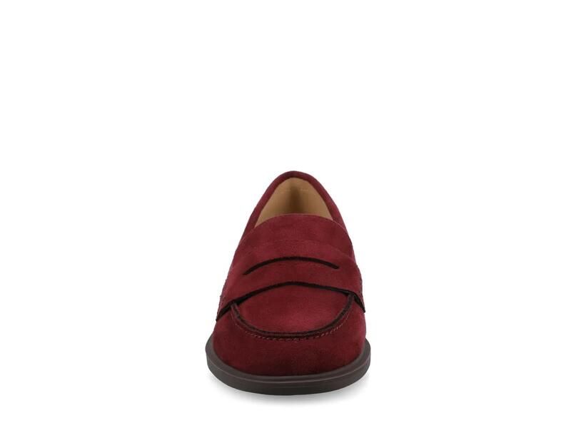 ジャーニー レディース シューズ スリッポン・ローファー JourneeBrooks Loafer Burgundy バーガンディ