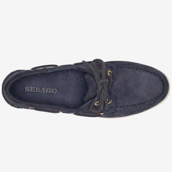 セバゴ レディース シューズ スリッポン・ローファー Sebago Portland Nubuck Womans Boat Shoes Blue Universe ブルー