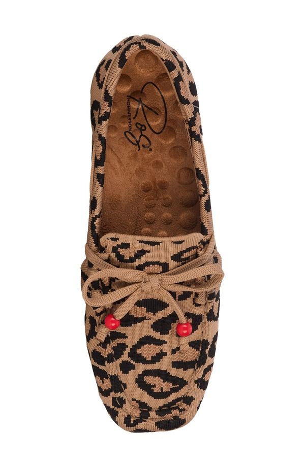 ロスハンマーソン レディース シューズ スリッポン・ローファー ニット Ros Hommersoneve Knit Loafer Leopard Print Knit アニマル