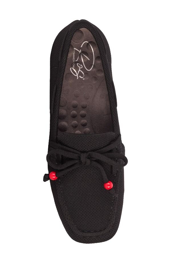 ロスハンマーソン レディース シューズ スリッポン・ローファー ニット Ros Hommersoneve Knit Loafer Blacknit ブラック
