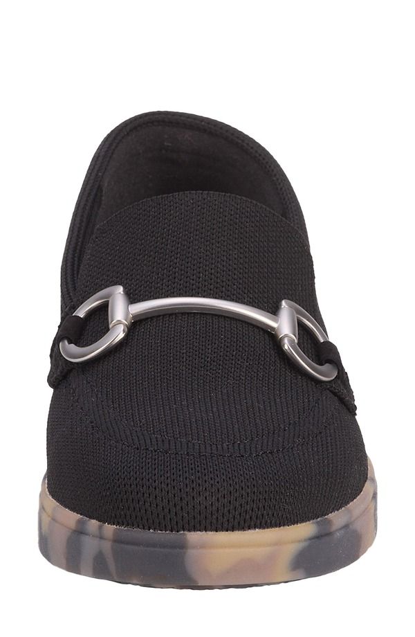 ロスハンマーソン レディース シューズ スリッポン・ローファー Ros Hommerson Gwyneth Bit Loafer Multiple Widths Available Blacknit