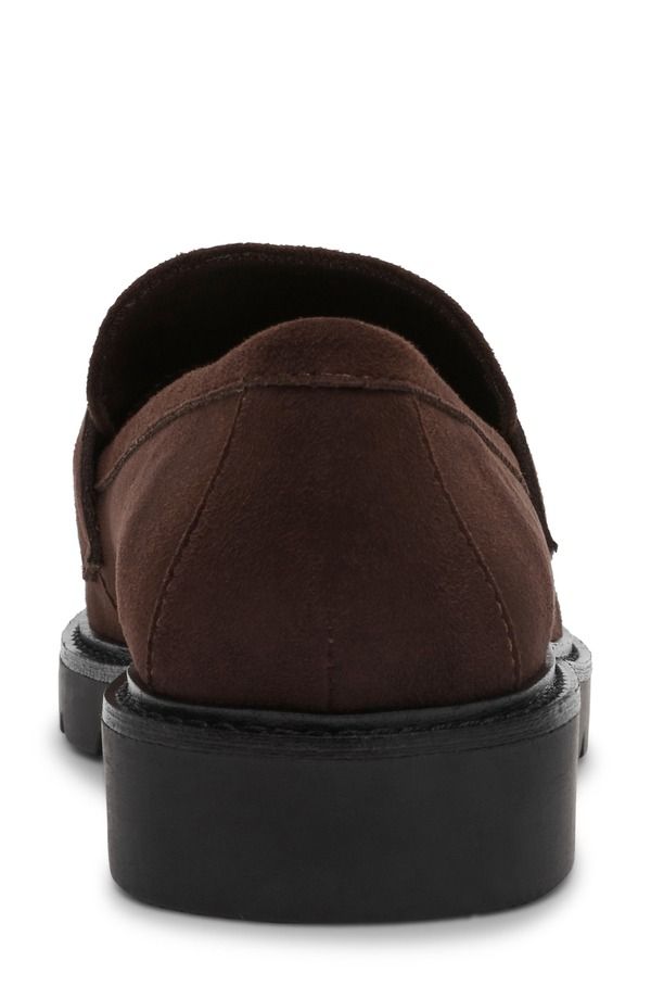 アンクライン レディース シューズ オックスフォード ローファー Anne Klein Emme Bit Loafer Chocolate チョコレート