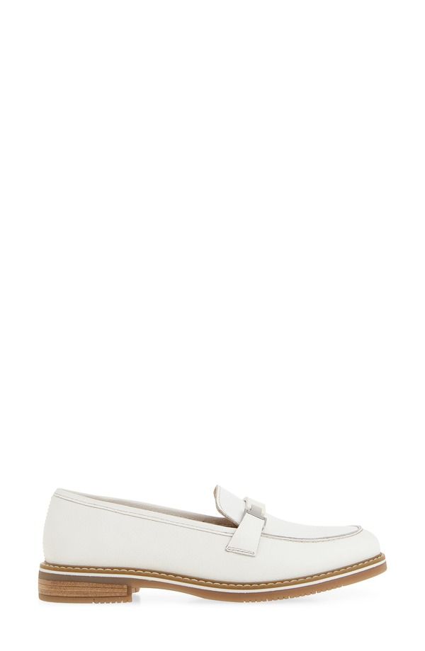 アラ レディース シューズ オックスフォード ローファー arangelica Bit Apron Toe Loafer White ホワイト