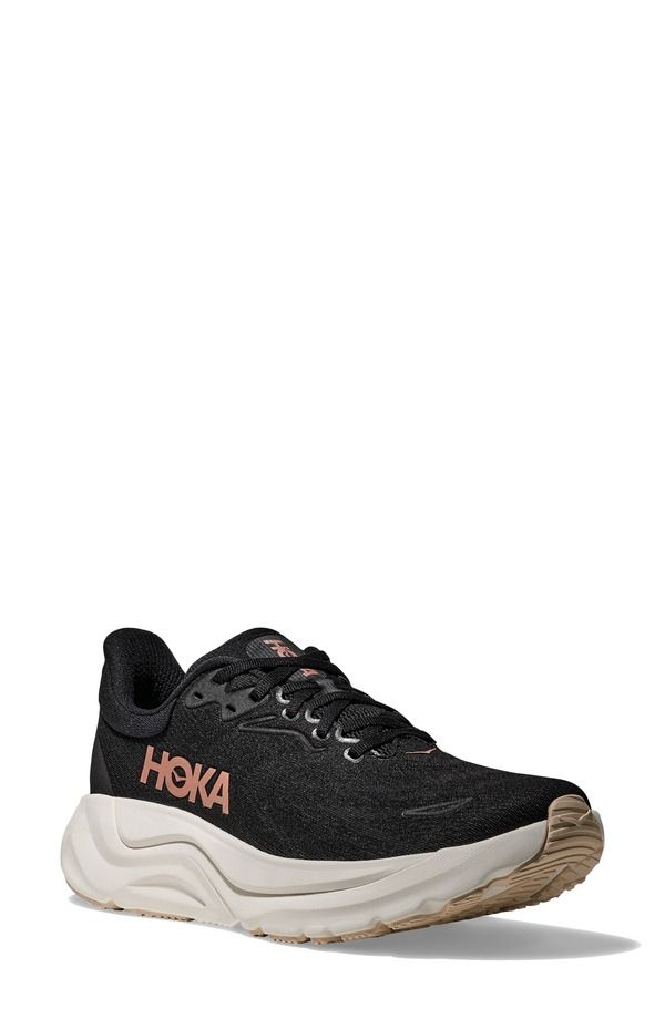 ホカオネオネ レディース シューズ スニーカー HOKArahi 8 Stability Running Shoe Black Rose Gold ブラック