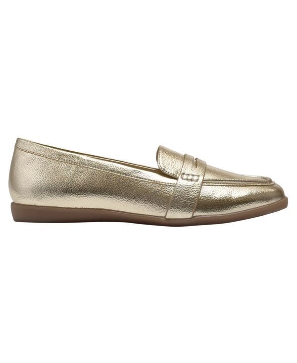 エアロソールズ レディース シューズ スリッポン・ローファー Aerosoles Womens Kody SlipOn Loafers Gold Faux Leather ゴールド エアロソールズ レディース シューズ スリッポン・ローファー Aerosoles Womens Kody SlipOn Loafers Gold Faux Leather ゴールド