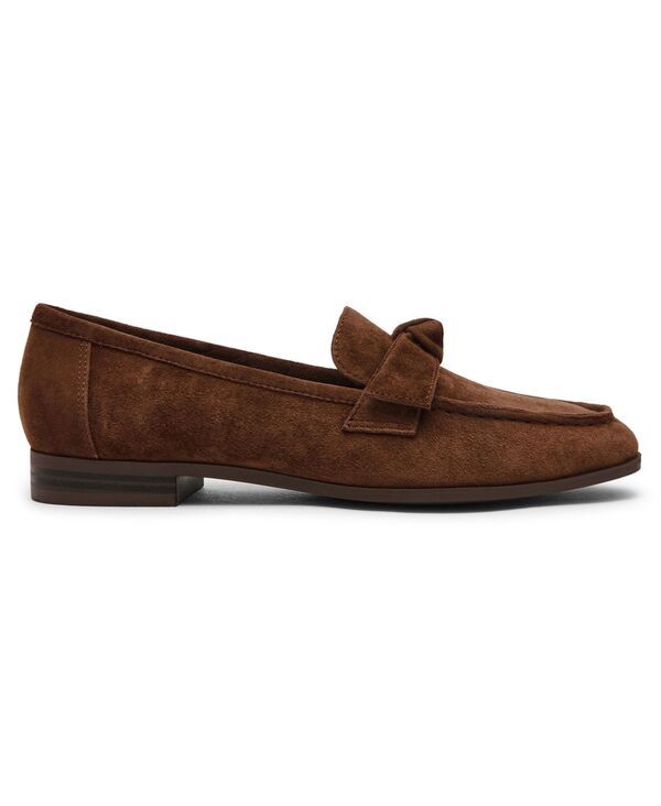 アンクライン レディース シューズ スリッポン・ローファー Anne Klein Womens Bowie Round Toe Loafers Chocolate Brown ブラウン