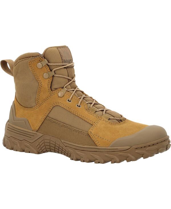 ロッキー メンズ シューズ ブーツ・レインブーツ ROCKY Mens Mountain Combat 6 Military Boot Coyote brown ブラウン