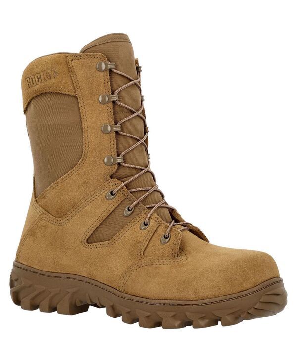 ロッキー メンズ シューズ ブーツ・レインブーツ ROCKY Mens2V Predator Composite Toe 400g Insulated Military Boot Coyote bro