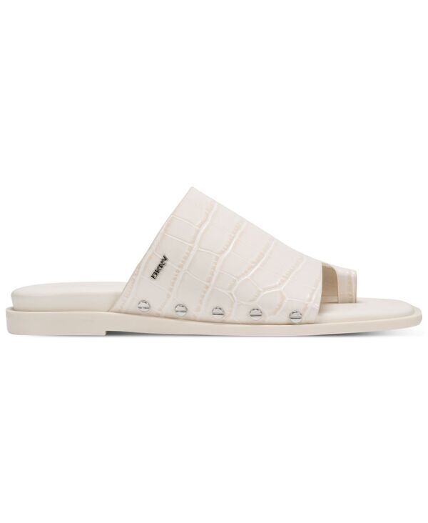 ダナ キャラン ニューヨーク レディース シューズ スリッポン・ローファー サンダル DKNY Womens Colwyn SlipOn Flat Sandals Coconut Croco ダナ キャラン ニューヨーク レディース シューズ スリッポン・ローファー サンダル DKNY Womens Colwyn SlipOn Flat Sandals Coconut Croco