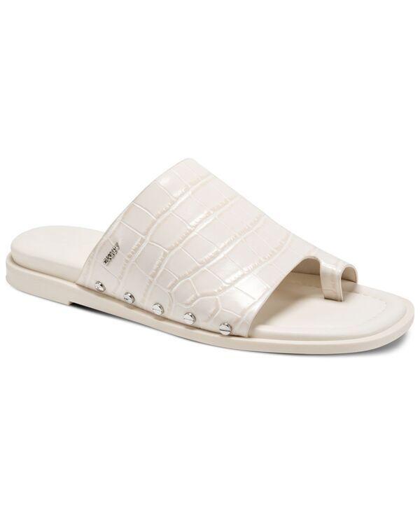 ダナ キャラン ニューヨーク レディース シューズ スリッポン・ローファー サンダル DKNY Womens Colwyn SlipOn Flat Sandals Coconut Croco